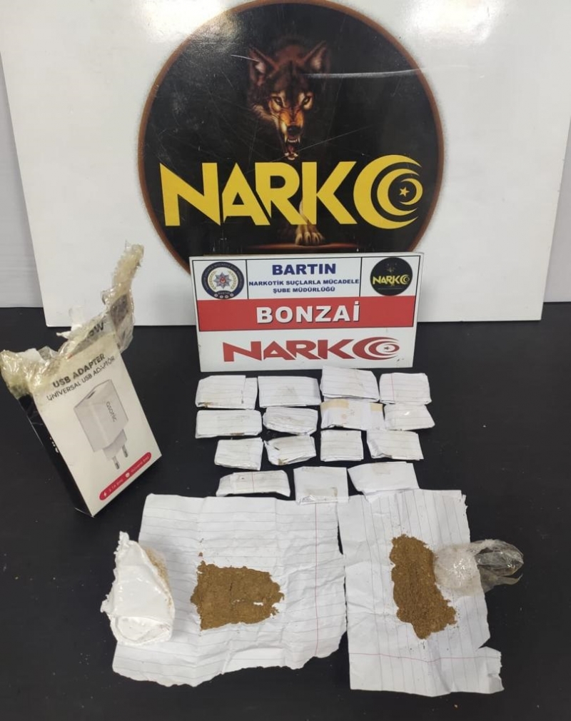 2 kişi 39,2 gr bonzai ile yakalandı