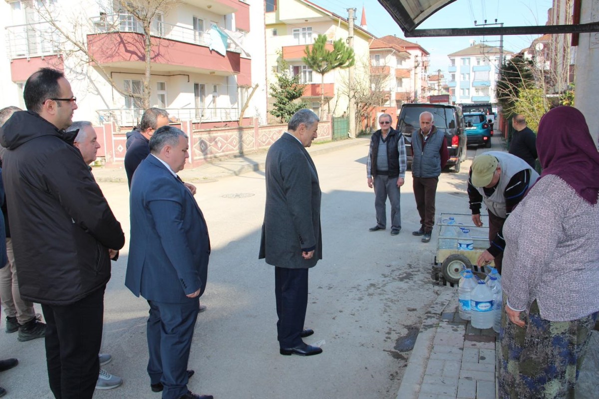Çaydüzü de Kavşak Suyu deposuna kavuştu