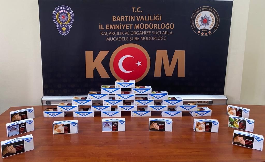 31 karton dolusu kaçak sigara ele geçirildi
