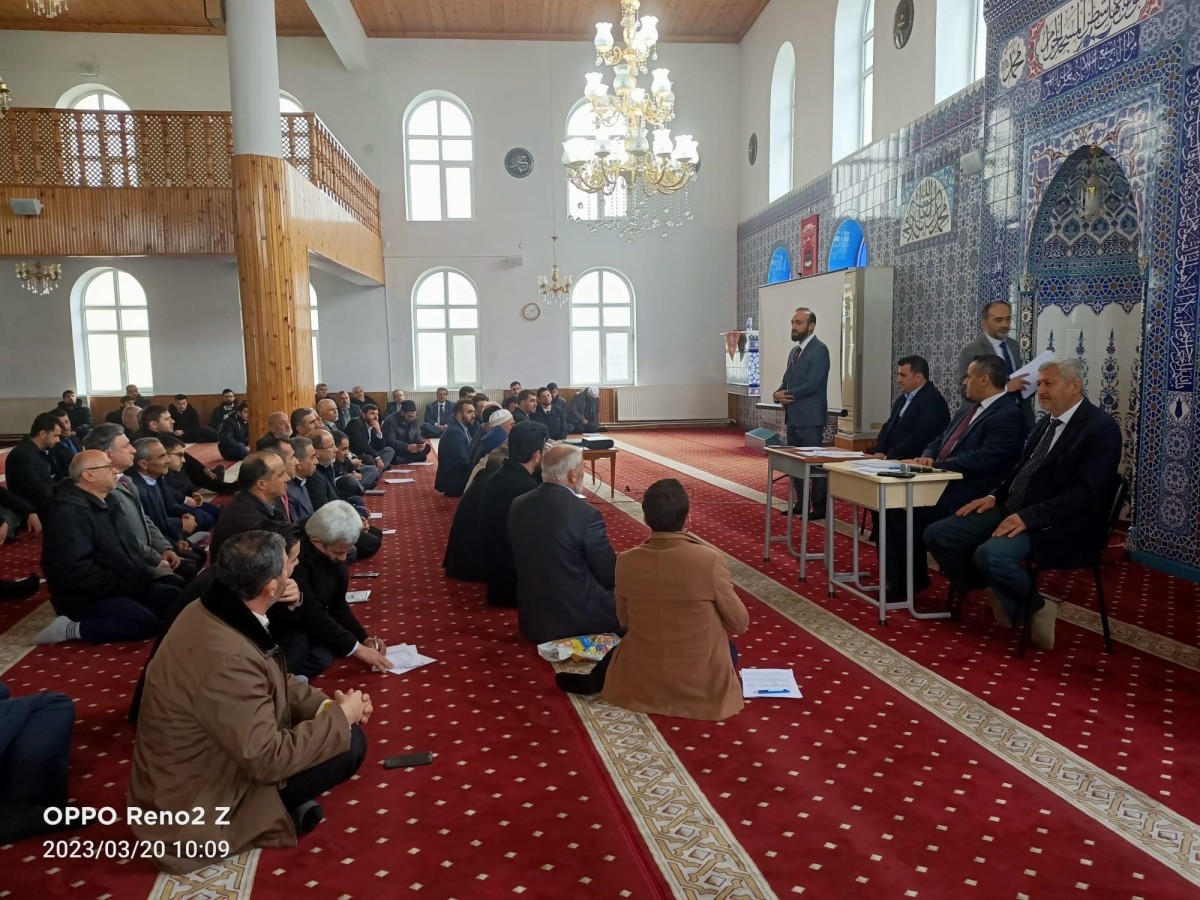 Ulus Müftülüğü personeli Merkez Ulu Cami’nde toplandı