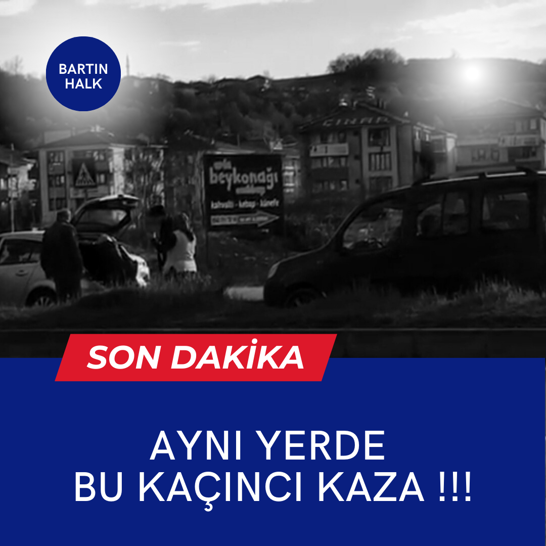 Aynı yerde bu kaçıncı kaza !!!