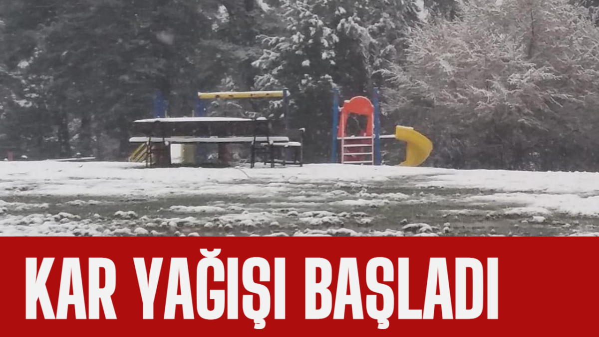 Kar yağışı başladı