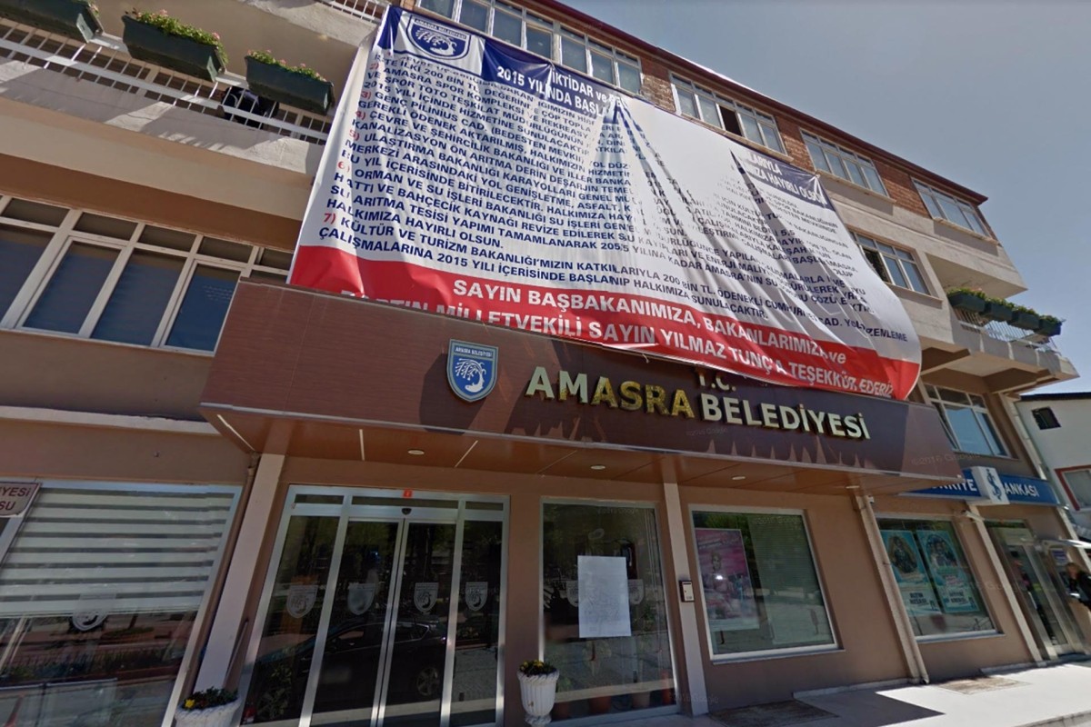 Amasra Belediye binası yenileniyor