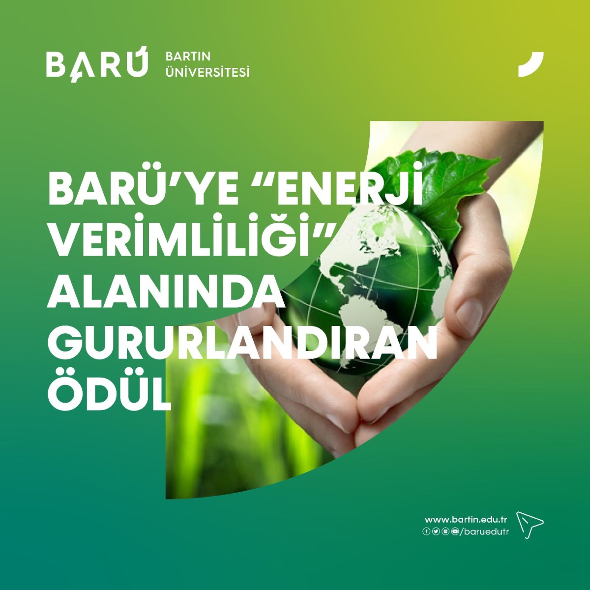 BARÜ’ye “Enerji Verimliliği” alanında gururlandıran ödül