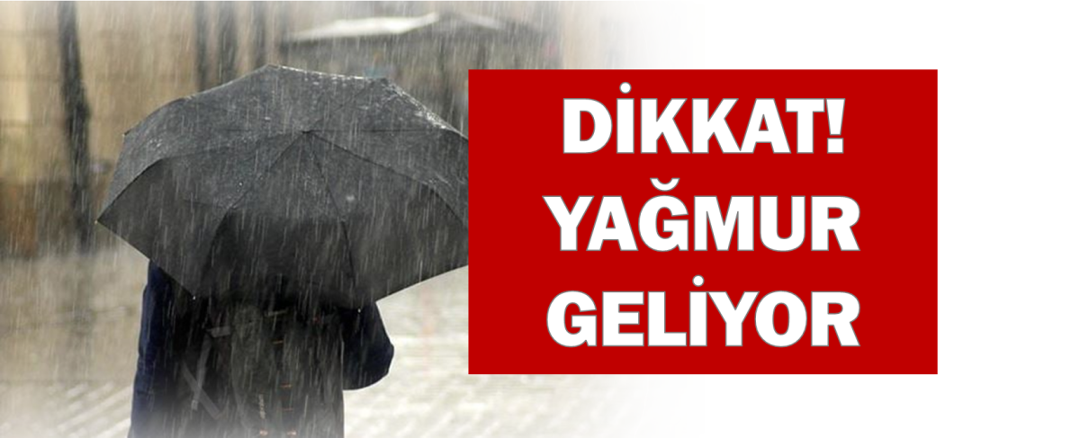Bugüne aldanmayın yarından itibaren yağmur geliyor.
