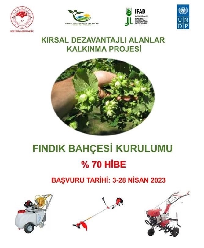 Fındık Bahçesi Kurulumu hibe başvuruları başlıyor