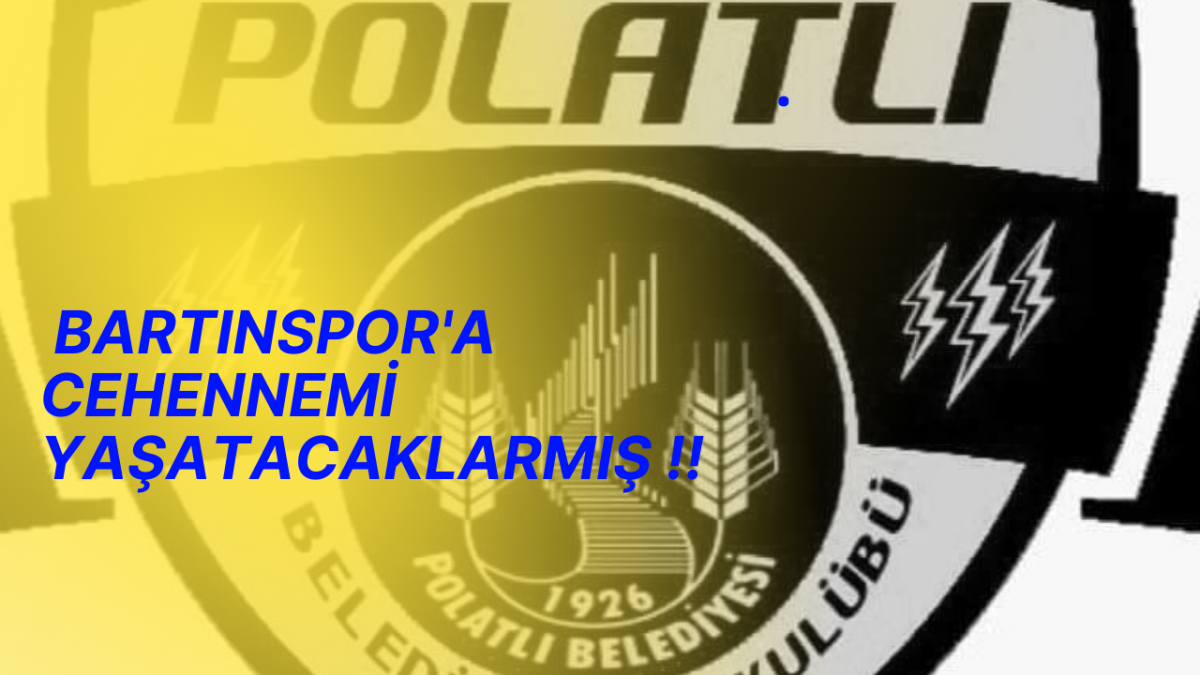 Bartınspor'a cehennemi yaşatacaklarmış !!!