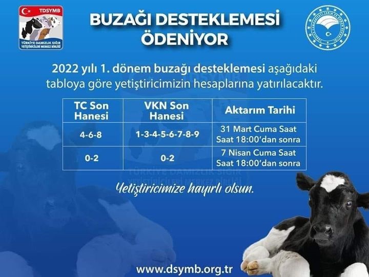 Ödemeler yetiştiricilerin hesaplarına yatmaya başladı