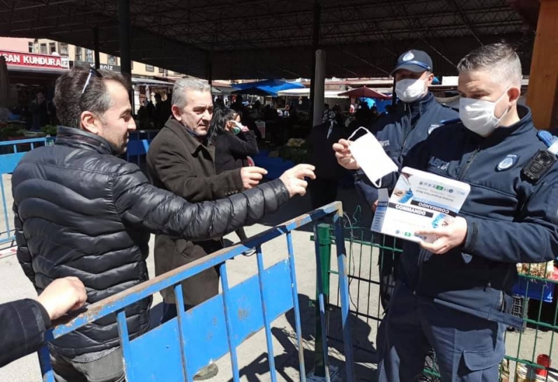 3 bin 500 maske ücretsiz dağıtıldı