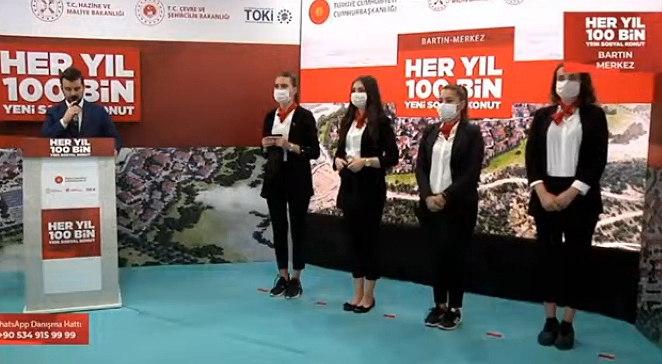 300 yeni konutun hak sahibi belirlendi