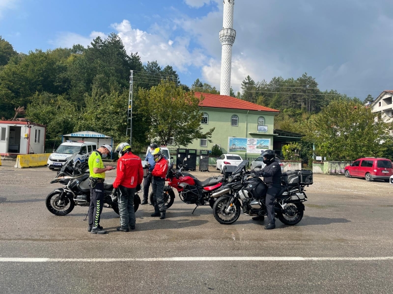 33 motosiklet trafikten men edildi!