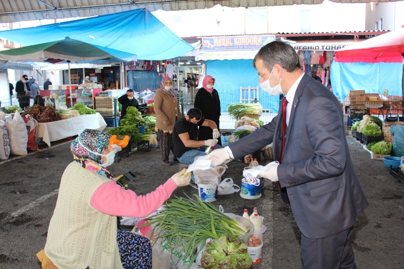 36 günde 62 bin maske dağıtıldı