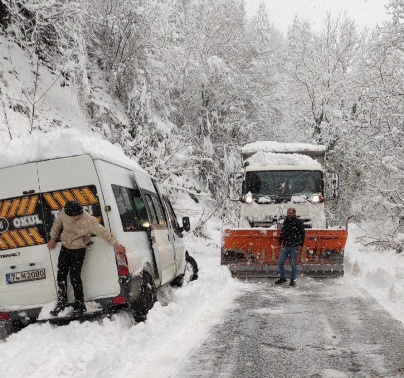 40 köy yolu ulaşıma kapalı