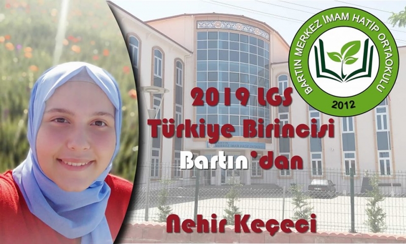 565 LGS birincisinden biri de Bartın’dan
