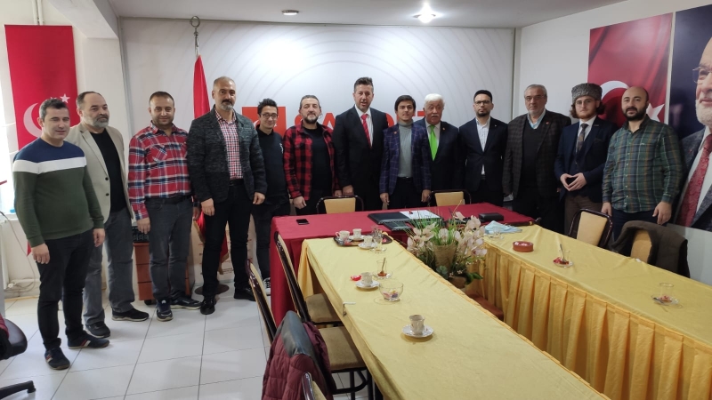 EYBEY’den Saadet Partisi’ne başsağlığı ziyareti