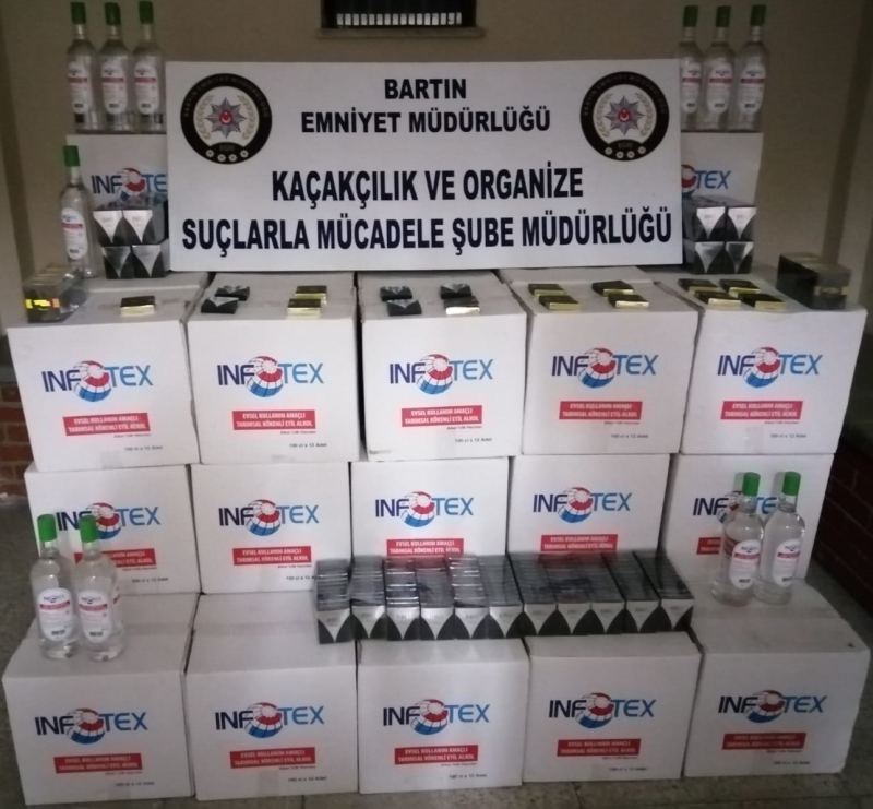 909 litre etil alkol ele geçirildi!