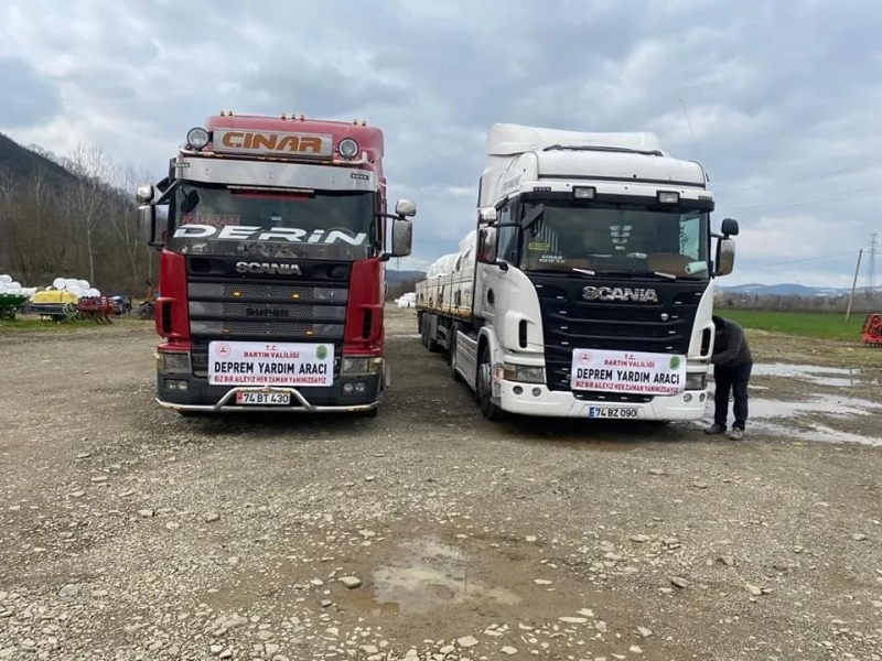 Afet bölgesine 100 ton yem gönderdik!