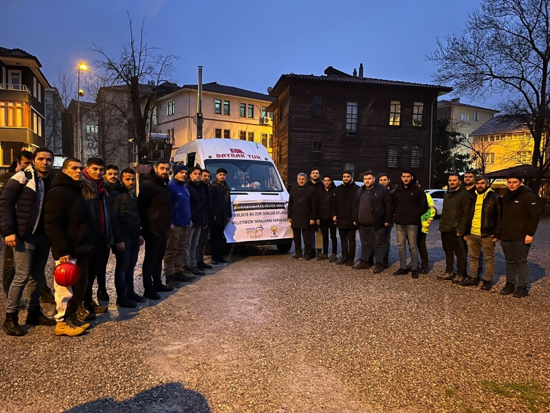 AK Partili gençler bölgeye uğurlandı