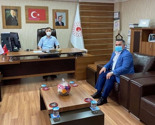 Akdeniz’den Özcan’a teşekkür ziyareti