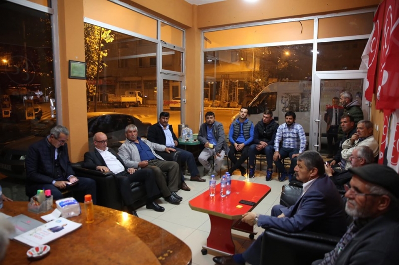 Akın, Abdipaşa MHP teşkilatı ile biraraya geldi