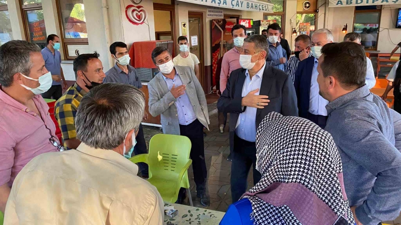 Akın, Abdipaşa’da büyük coşkuyla karşılandı
