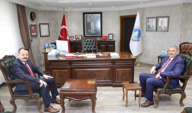 Akın, Acar’ı ağırladı