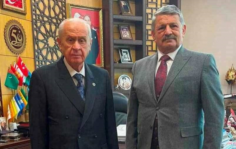 Akın, Bahçeli’den selam getirdi