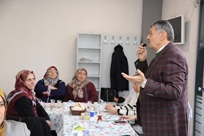 Akın belediye çalışmalarını anlattı