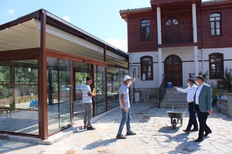 Akın, çalışmaları yakından inceledi