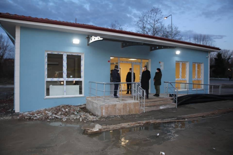 Akın, inşaat alanında inceleme yaptı