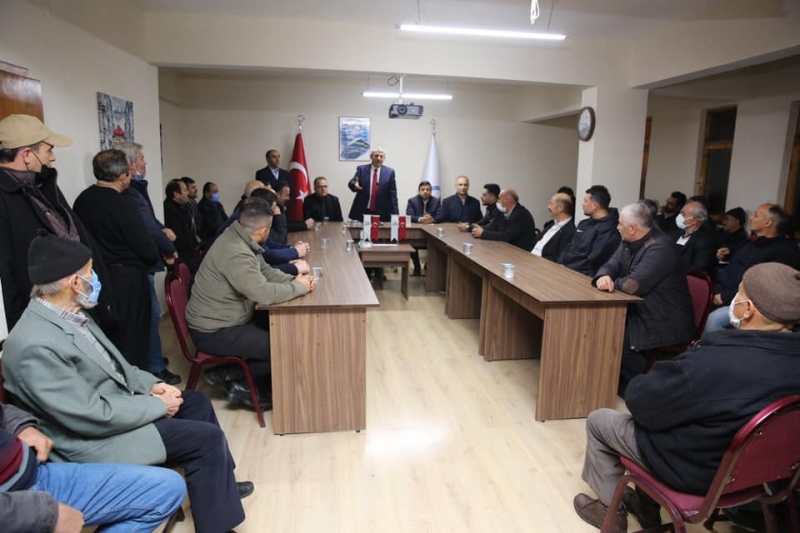 Akın, Konak Köyü sakinleri ile buluştu