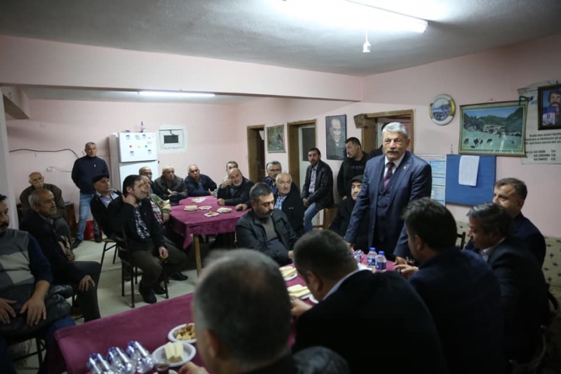 Akın, köy ziyaretlerini sürdürüyor