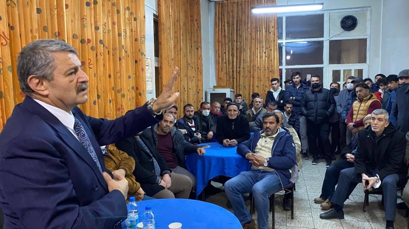 Akın, köy ziyaretlerini sürdürüyor