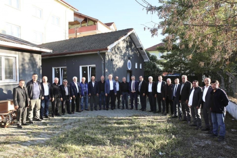 Akın, Kozcağızlı muhtarlarla biraraya geldi