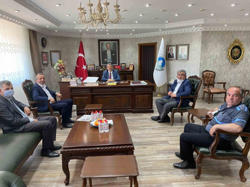 Akın, Kurşunlu Belediye Başkanı’nı ağırladı