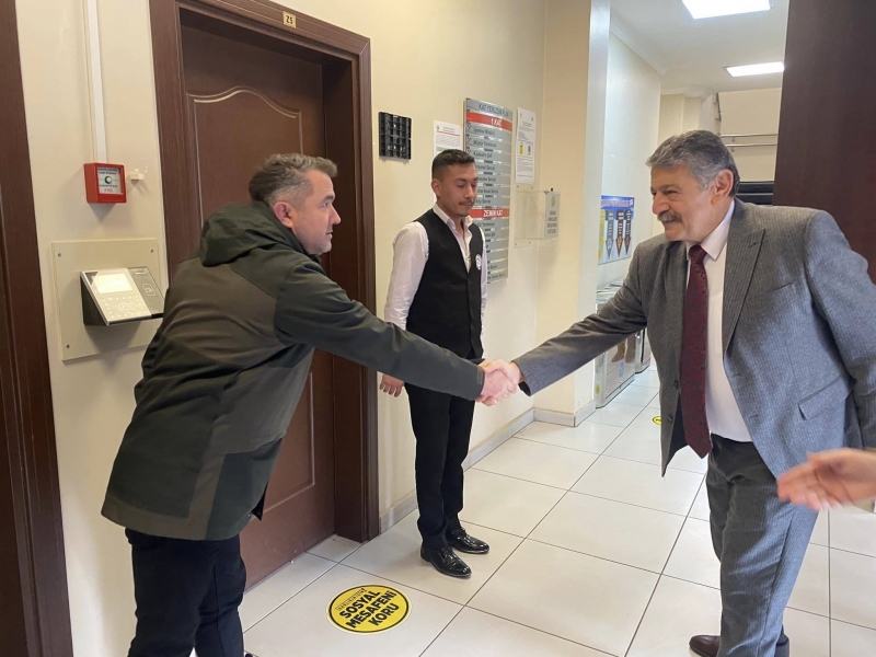Akın, kurum ziyaretlerini sürdürüyor
