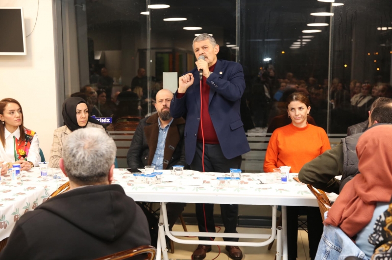 Akın, mahalle sakinlerini dinledi