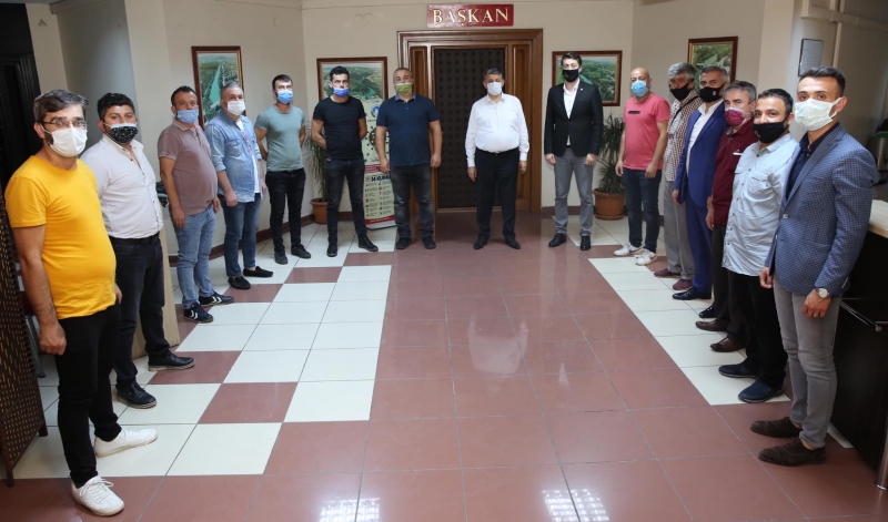 Akın, MHP Amasra ilçe yönetimini ağırladı