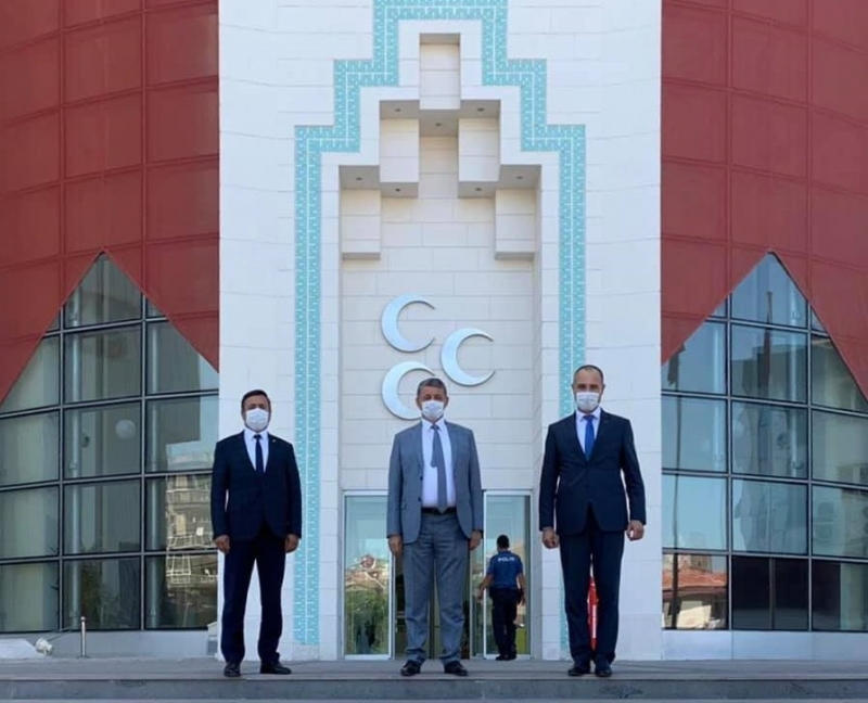 Akın, MHP Genel Merkezi’nde temaslarda bulundu