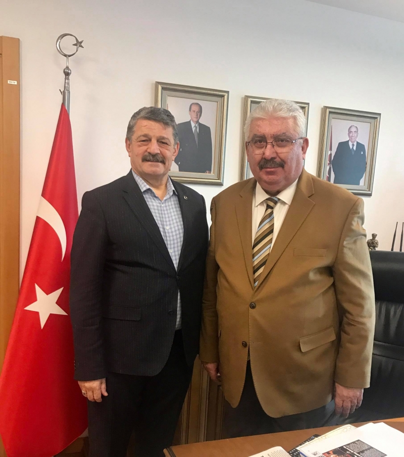 Akın, MHP Genel Merkezi’ni ziyaret etti