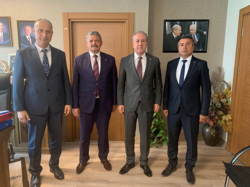 Akın, MHP Genel Merkezini ziyaret etti