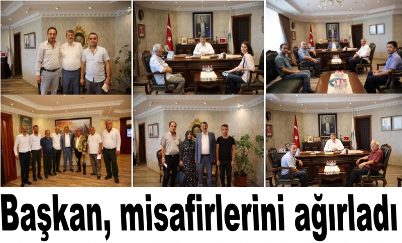 Akın, misafirlerini ağırladı