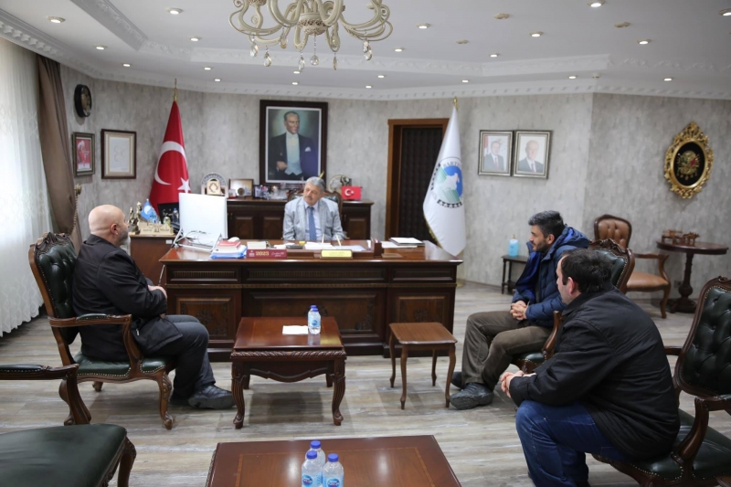 Akın, misafirlerini ağırladı