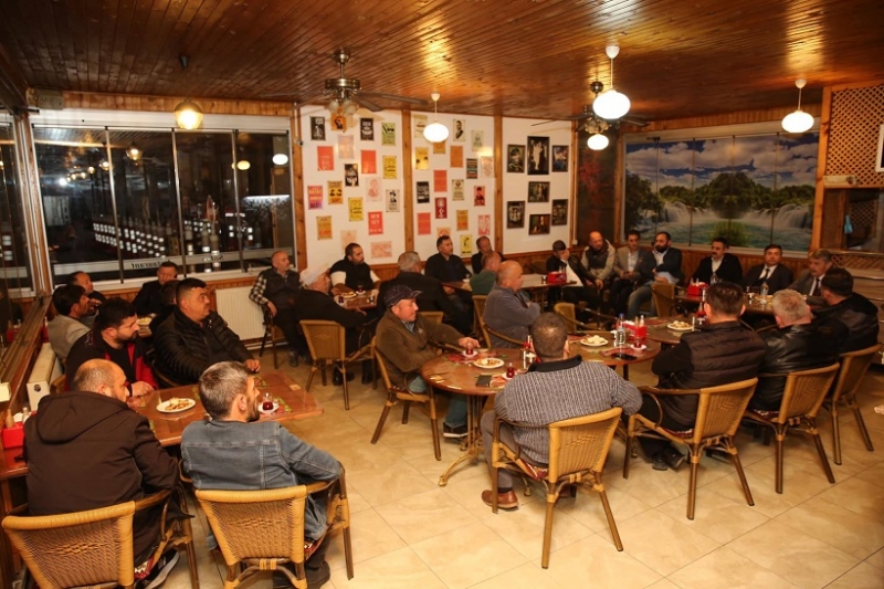 Akın, Sanayi Sitesi esnafı ile buluştu