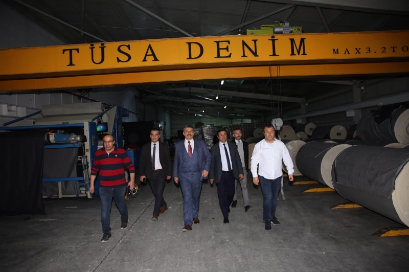 Akın, TÜSA Denim’i ziyaret etti
