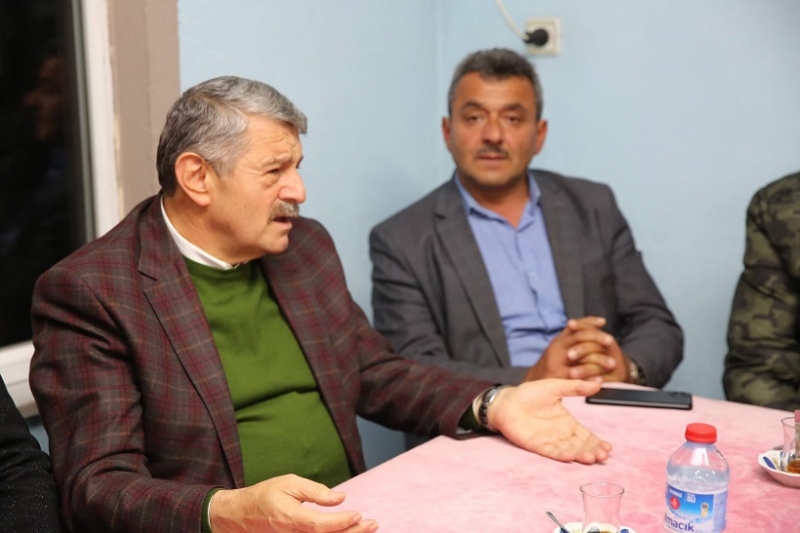 Akın yine köylerdeydi