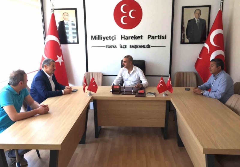 Akın’dan MHP Tosya İlçe Başkanına ziyaret