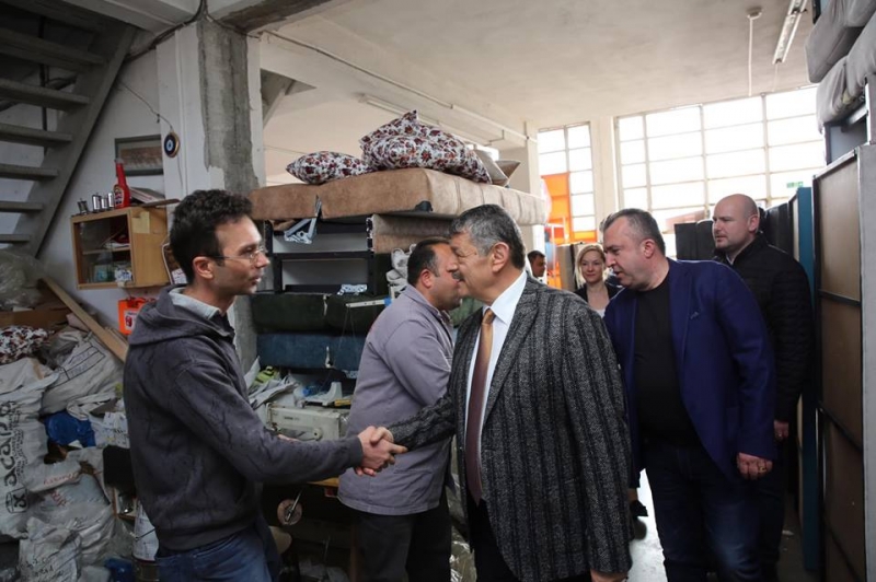 Akın’ın son durağı Atılım Sanayi Sitesi oldu