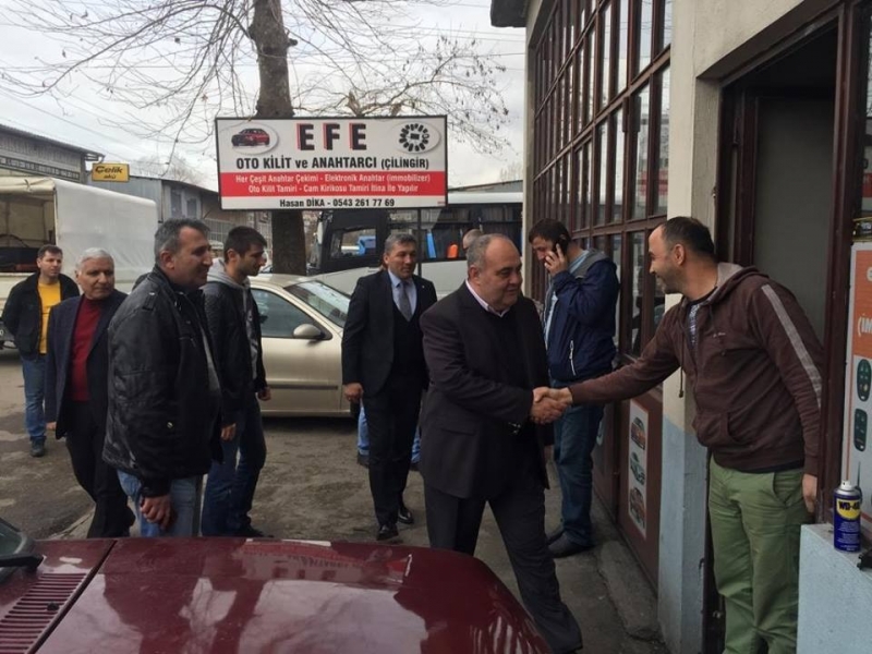 Aldatmaz ve Kalaycı, sanayiyi ziyaret etti
