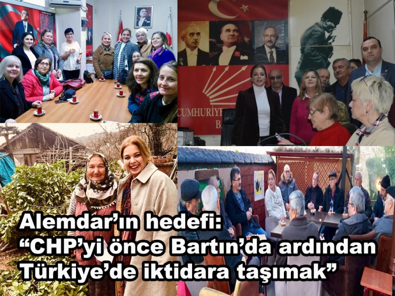 Alemdar’ın hedefi: “CHP’yi önce Bartın’da ardından Türkiye’de iktidara taşımak”